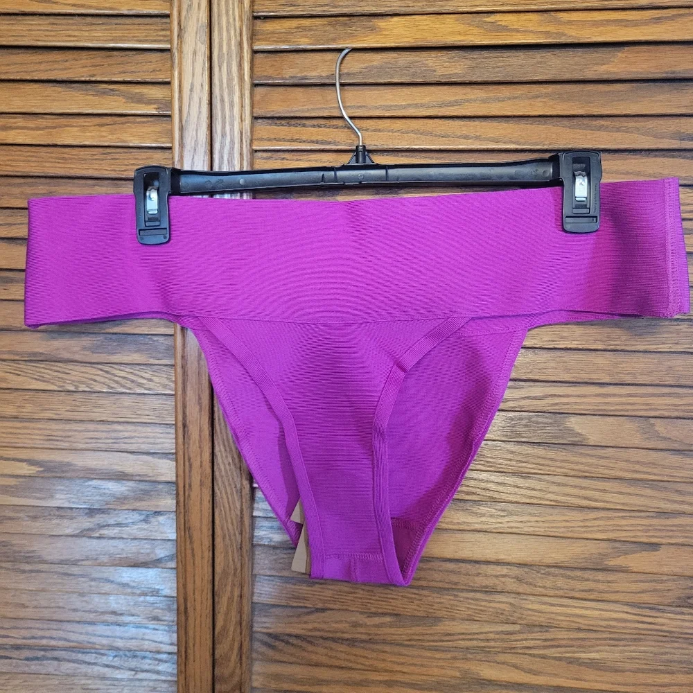SKIMS NWT Cheeky Knit Swim Bikini Bottom Color Lollipop Size 3X